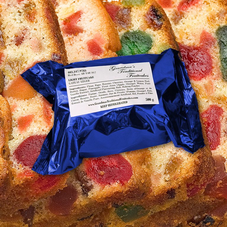 Light Fruitcake Grandma’s Traditional Fruitcakes